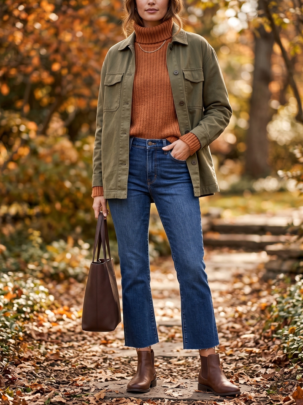 Madewell Cali Demi-Boot Crop Raw Hem Jeans Kick Flare Dark Preppy 90s Classic